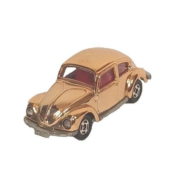 1977 Tomy Tomica Volkswagon Beetle 1200 VW Gold Bronze Excellent Condition Japan